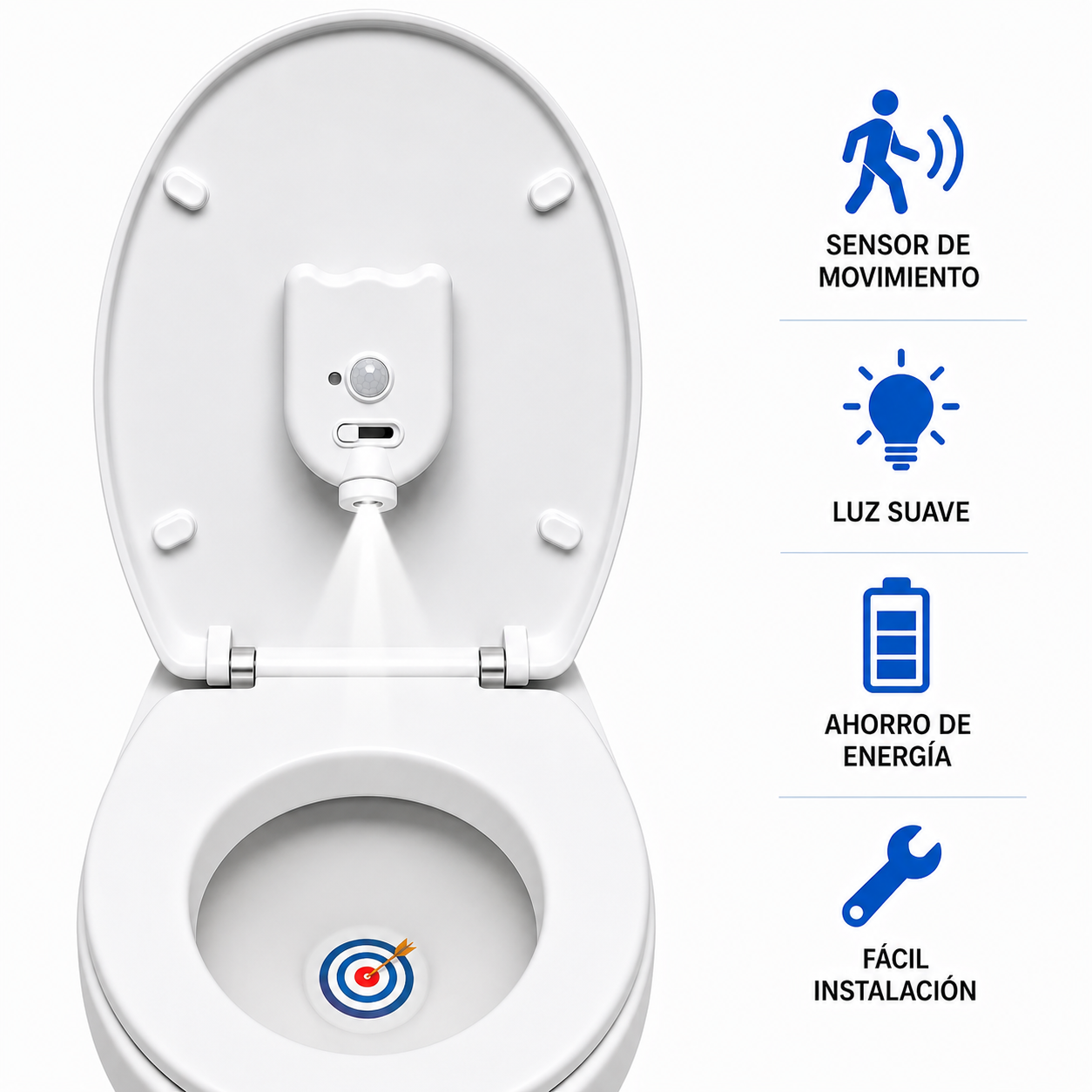 Proyector LED para Baño con Sensor de Movimiento