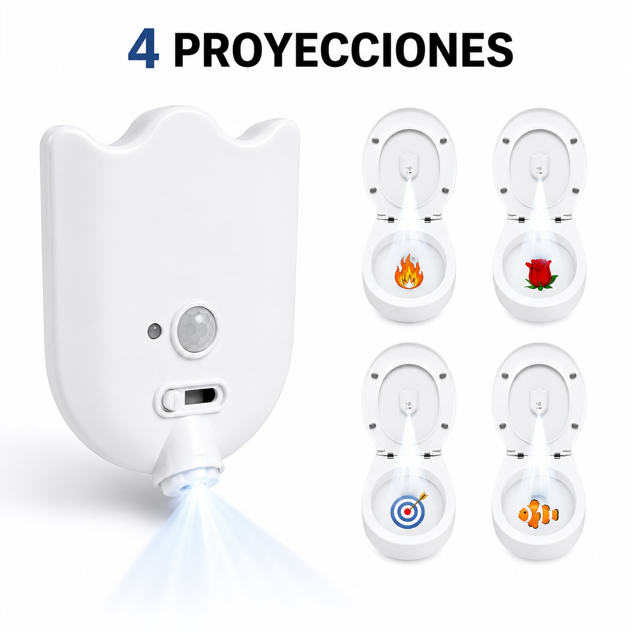 Proyector LED para Baño con Sensor de Movimiento